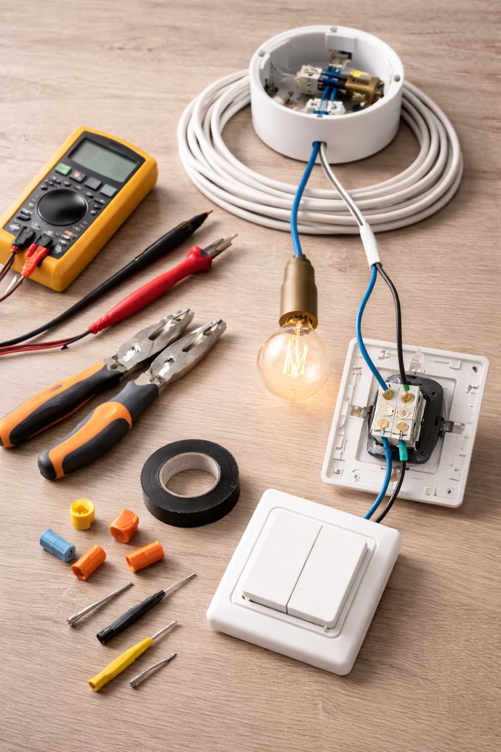 Como Ligar Um Interruptor Simples em Uma Lâmpada – Guia Prático e Seguro