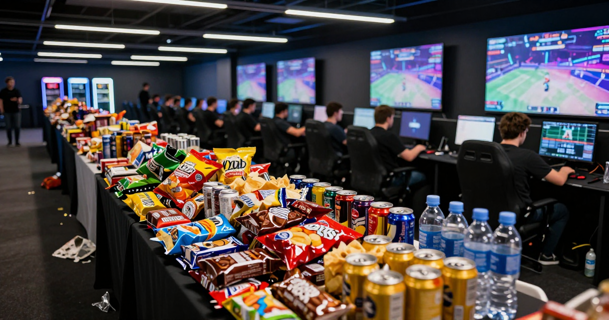 Situação da saúde pública em eventos gamer — Alimentação e hidratação: o calcanhar de Aquiles dos eventos longos